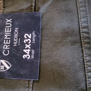 Travel 5-Pocket Milan Twill Casual Pants Olive 34x32
